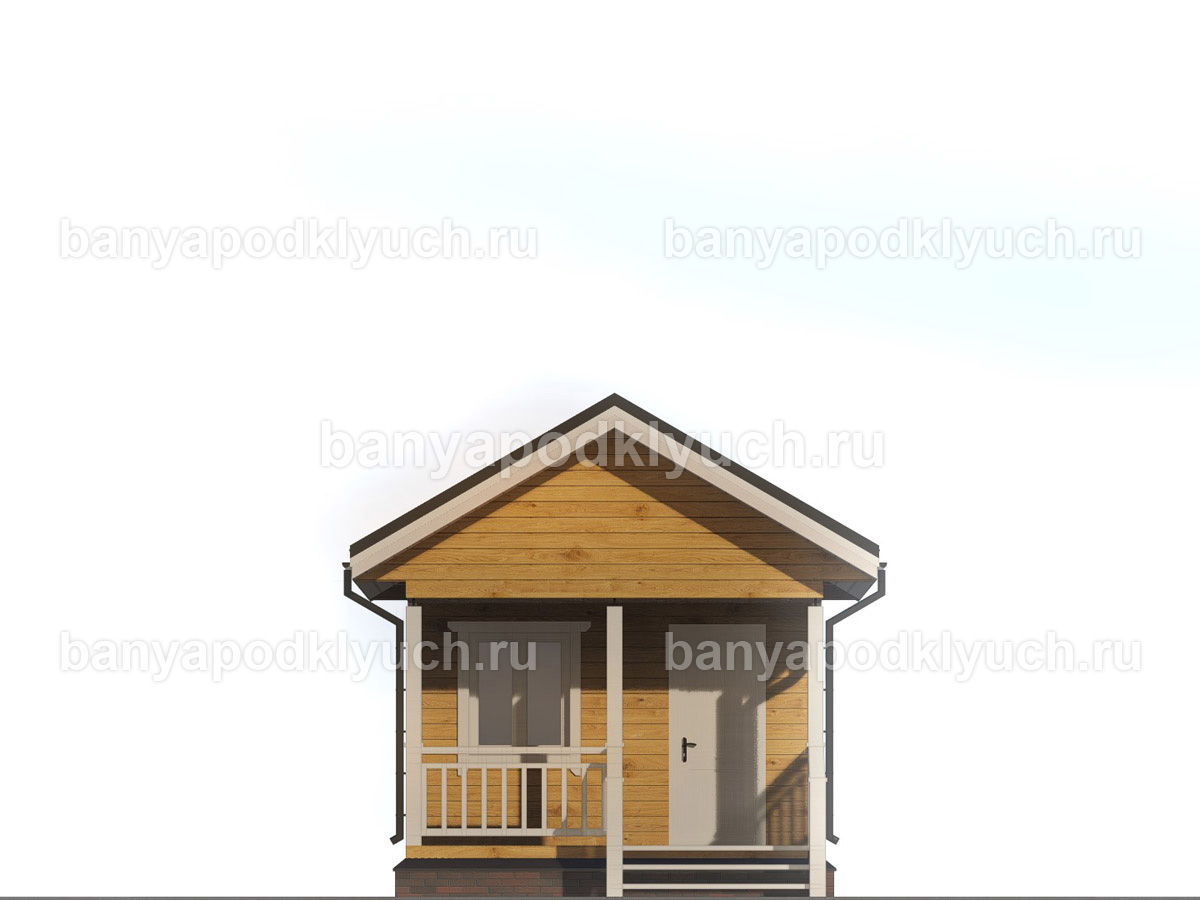 Баня из бруса 5.5x4 м Баня из бруса 5.5x4 м