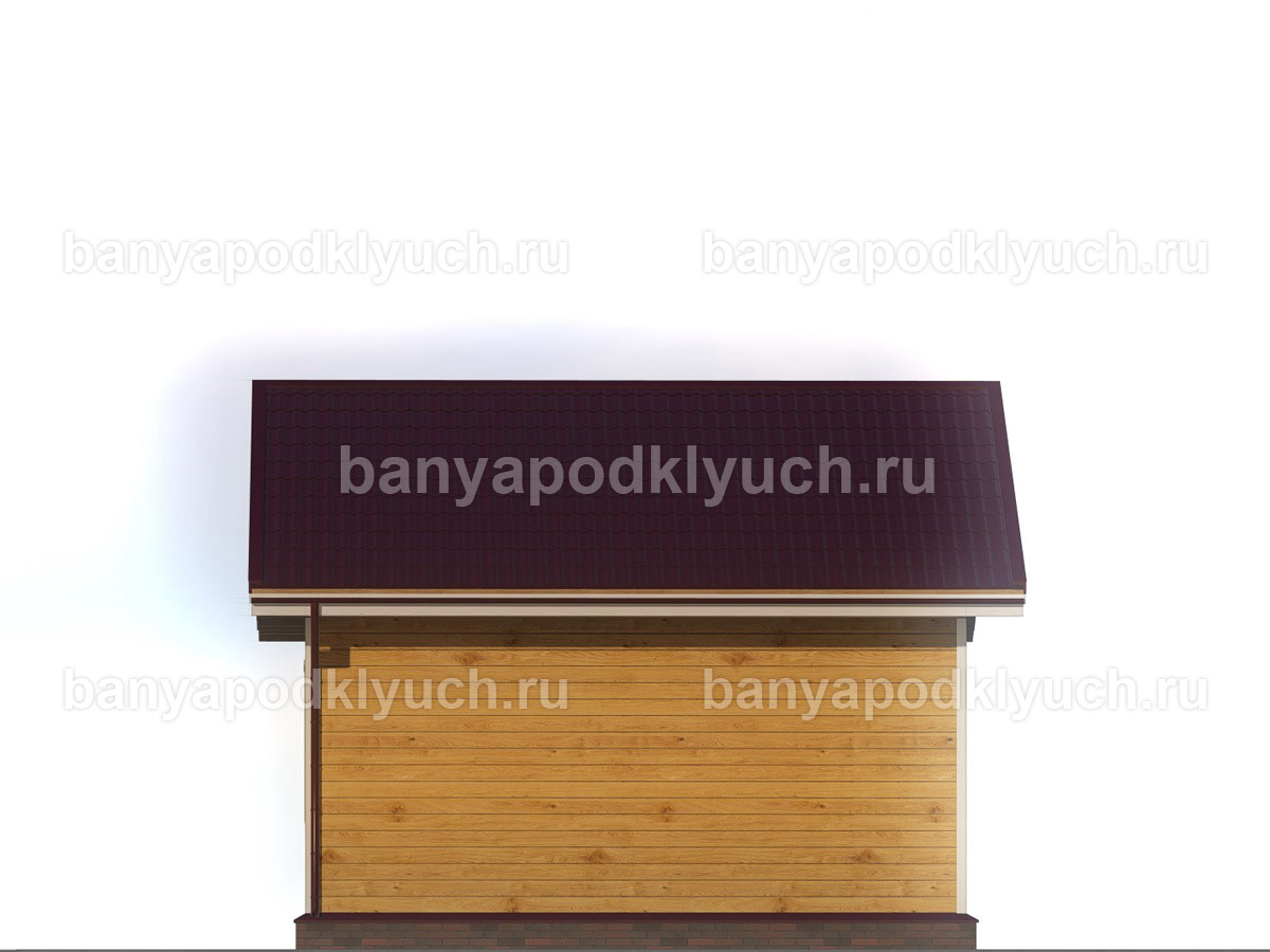 Баня из бруса 6x6 м Баня из бруса 6x6 м