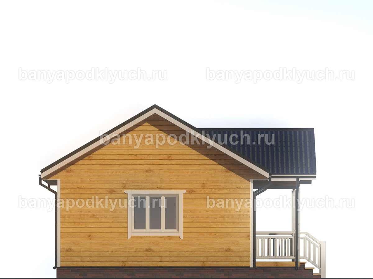 Баня из бруса 8x6 м Баня из бруса 8x6 м