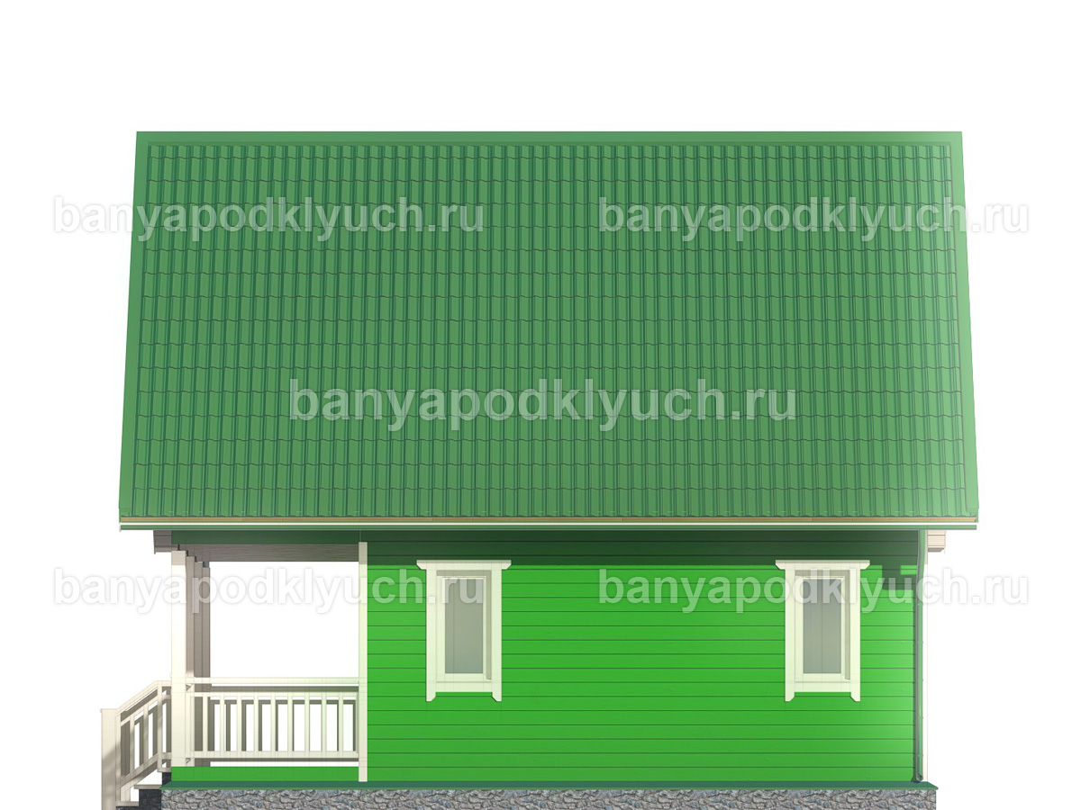 Каркасная баня 8x6 м Каркасная баня 8x6 м