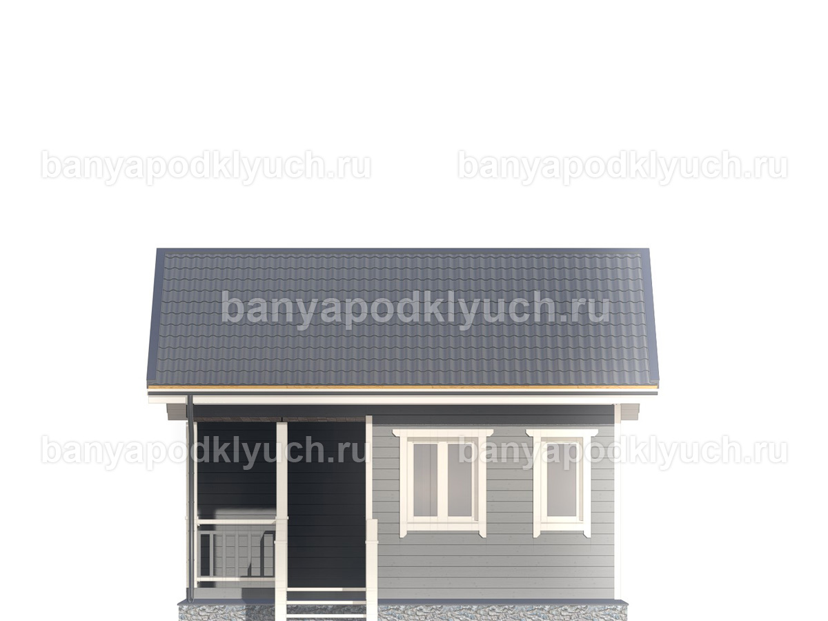 Каркасная баня 6x6 м Каркасная баня 6x6 м
