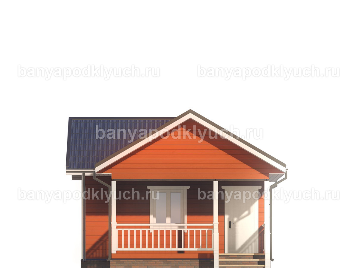Каркасная баня 8x6 м Каркасная баня 8x6 м