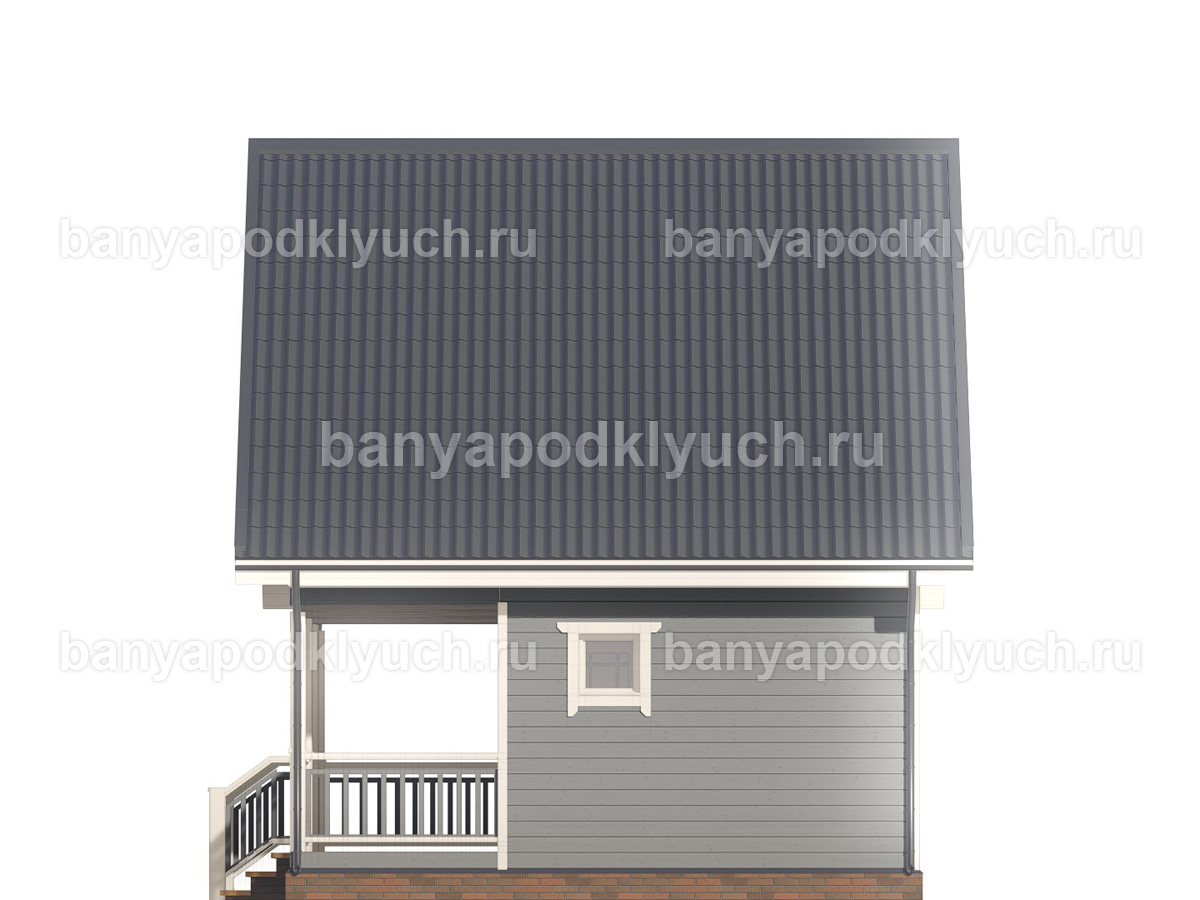 Каркасная баня 6x6 м Каркасная баня 6x6 м